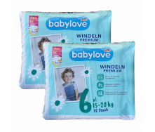 Підгузки Babylove Premium 6 XXL (15-20 кг) 64 шт