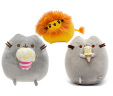 Набір м'яких іграшок 2Life Pusheen cat 15х12 см та Лев 10х7 см v-12461