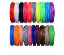 Пластик PLA для 3D Pen WM001 20 цветов по 10 м (tdd025-hbr)