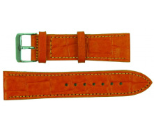 Ремінець для годинника зі шкіри Mykhail Ikhtyar 22 мм Помаранчевий (S418-22S orange)