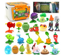 Комплект іграшок героїв з гри Plants vs Zombies Рослини проти зомбі 22 персони ігрове поле Різнокольоровий
