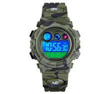 Годинник наручний дитячий Skmei 1547 Camouflage Green 1547CMGN (17145-hbr)