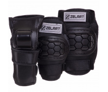 Комплект защиты Zelart SK-2378 S Черный