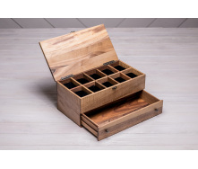 Скринька для зберігання наручних годинників ecoWalnut 14.9х34.2х18 см