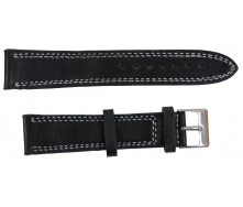 Ремінець для годинника Mykhail Ikhtyar 20 мм Чорний (S699-20-1S black)
