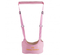 Дитячі віжки-ходунки Walking Assistant Moby Baby Рожеві (v-12069)