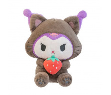 М'яка іграшка плюшева Hello Kitty аніме Куромі полуничка 65 см Коричневий (1008)