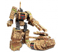 Трансформер Военная техника A-Toys 339-85 15 см Танк Песочный