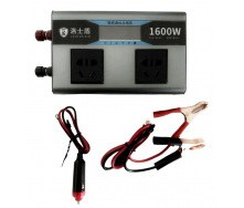 Інвертор перетворювач напруги з 12/24V в 220V 1600W з USB та дисплеєм OEM (INV1600)