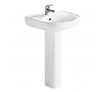 Комплект раковина та ніжка RAK Ceramics Cynthia Wash Basin 800x570x450 мм Білий (2305833521)