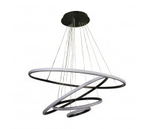 Стельова LED люстра Sunlight 6026/2+4+6+8 чорний
