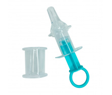 Дитячий Шприц-дозатор для ліків Mega Zayka MGZ-0719(Turquoise) із мірним стаканчиком