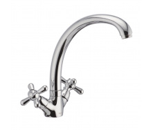 Змішувач для кухні двовентильний Haiba Dominox 273 HB0085 Хром (332944)