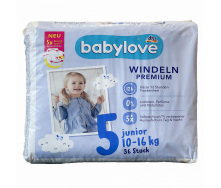 Підгузки Babylove Premium 5 Junior (10-16 кг) 36 шт