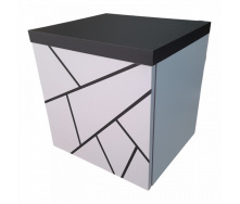 Тумба пластикова підвісна The MIX Chaos black 50х50х42 см