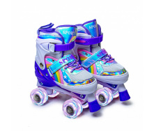 Розсувні ролики квади Scale Sports 34-37 Rainbow Violet (625609082)