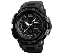 Годинник наручний Skmei 1343 Black 1343BK (15945-hbr)