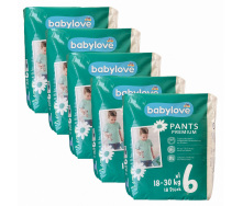 Підгузки-трусики Babylove Premium 6 XL (18-30 кг) 90 шт