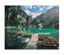 Картина за номерами Доломітові Альпи Roksolana Baran Brushme BS53777 40x50 см