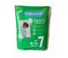 Підгузки-трусики Babylove Premium 7 XXL (18+ кг) 18 шт