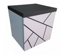 Тумба пластикова підвісна The MIX Chaos black 100х50х45 см