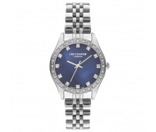 Наручний годинник жіночі Lee Cooper Santorini BlueMarine Сріблястий (3425)