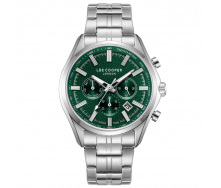 Наручний годинник чоловічий Lee cooper Fenix Green Сріблястий (3445)