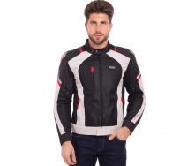 Мотокуртка текстильная с защитой NERVE 495-GR XL-48-50 Черный-серый PT1500