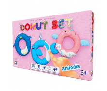 Набор для креативного творчества Donut Set ANIMALS TM Moon Light Clay 70088 легкий прыгающий пластилин