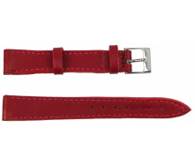 Ремешок для часов кожаный Mykhail Ikhtyar 16 мм Красный (S16-024S cherry)
