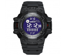 Часы наручные мужские Smael 8050 Black (15198-hbr)