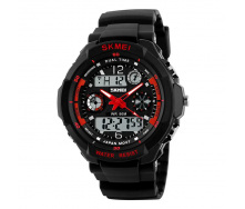 Годинник спортивний наручний Skmei 1060 s-shock Чорний (2235883541)