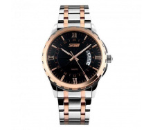 Часы наручные мужские Skmei 9069 Rose Gold - Black 9069TRGBK (12343-hbr)