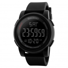Годинник наручний Skmei 1257 Black 1257BK (15926-hbr)