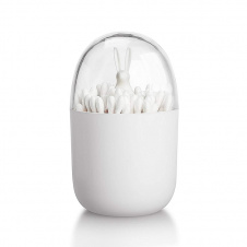 Контейнер для ватних паличок Cotton Buds Кролик Білий (surh124003)