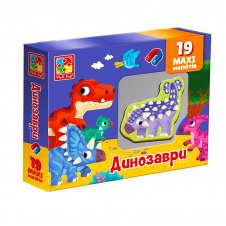 Набор магнитов MAXI "Динозавры" Vladi Toys VT3106-23 19 шт