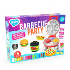 Набір для креативної творчості з тістом "Barbecue Party" TM Lovin 41194 15 кольорів