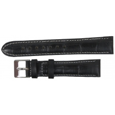 Ремінець для годинника Mykhail Ikhtyar зі шкіри 18 мм Чорний (S606-18S Black)