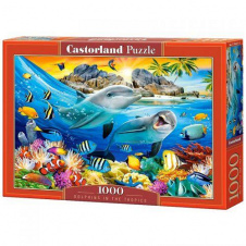Пазли Castorland "Дельфіни" 1000 елементів 68 х 47 см C-104611