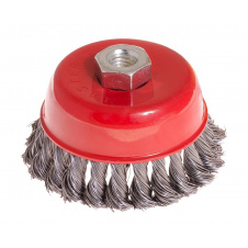 Щітка торцева із плетеного дроту D100 М14 MASTERTOOL GM (19-7010)