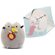 Комплект 2Life М'яка іграшка Pusheen cat 15х12 см та рушник 35х35 см v-12451