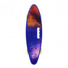 Пенні борд "Space" 24" Bambi SC20519 з ручкою PU колеса зі світлом