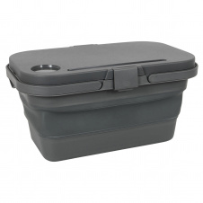 Кошик складаний Bo-Camp Foldable Box With table Top 17 л Grey (6303695)