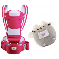 Хіпсит BabyCarrier 6в1 і м'яка іграшка Пушин кет 23х25см (v-11987)