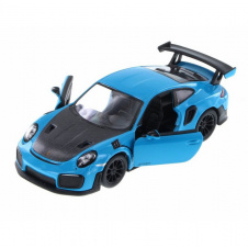 Автомодель легковая PORSCHE 911 GT2 RS 5'' Kinsmart KT5408W инерционная, масштаб 1:36 Синий