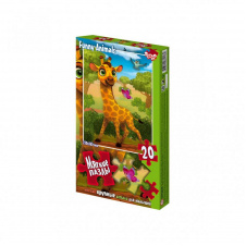 М'які пазли "Жираф" Danko Toys S20-09-16, 20 елементів
