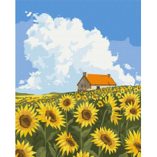 Картина за номерами BrushMe "Сонячна долина ©Hanna Rolinska" 40х50см BS53581