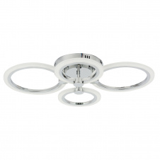 Стельова LED люстра Sunlight 5333/2+2 хром