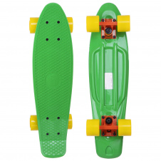 Скейтборд пластиковый Penny Original FISH 22in однотонная дека SP-Sport SK-401-15 ORIGINAL FISH зеленый-оранжевый-желтый