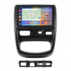 Штатная магнитола Lesko 9" Renault Duster I 2010-2015 2/32Gb CarPlay 4G Wi-Fi GPS Prime (7797-48021)